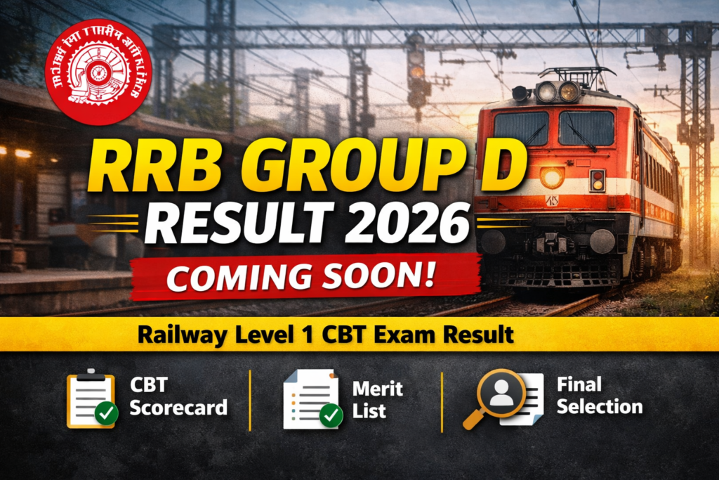 RRB Railway Group D Result 2026