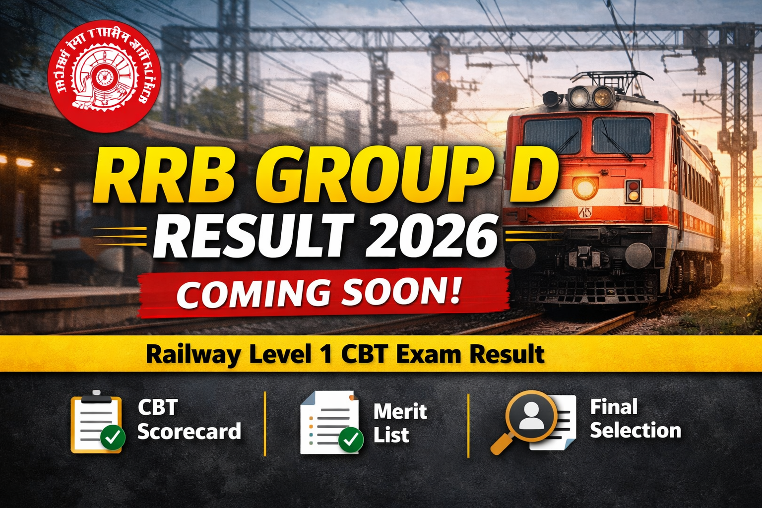 RRB Group D Result 2026
