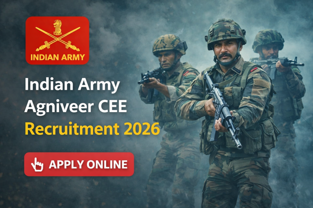 Indian Army Agniveer CEE Recruitment 2026 Indian Army Agniveer Admit Card 2026