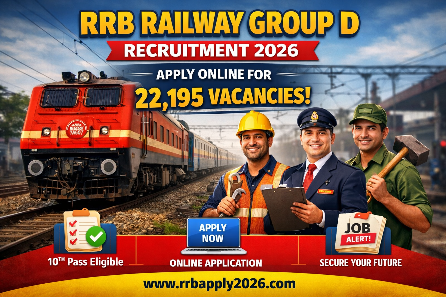 RRB Railway Group D Recruitment 2026