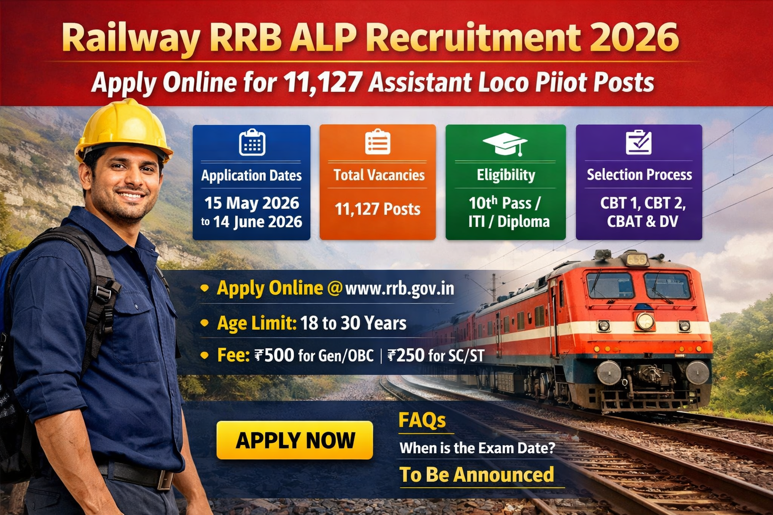 Railway RRB ALP Recruitment 2026