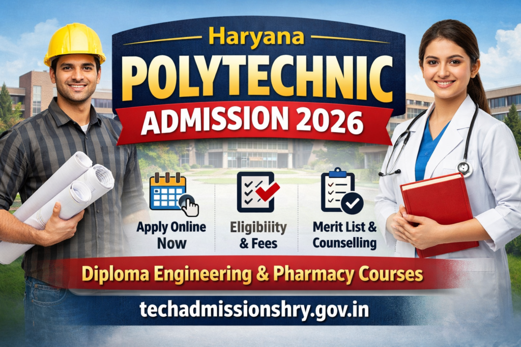 Haryana Polytechnic Admission 2026