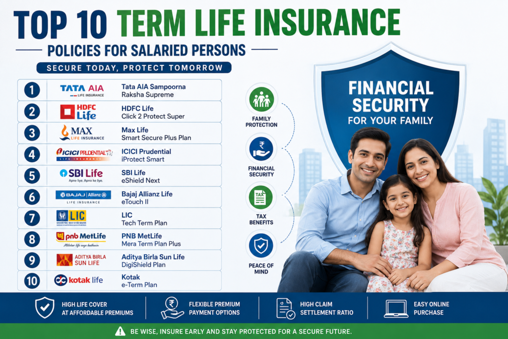 Top 10 Term Life Insurance Policies